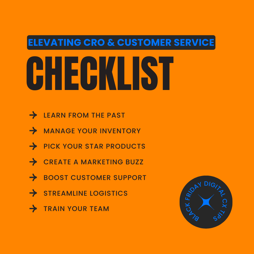 elevating cro & customer service checklist